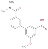 3'-(Dimethylcarbamoyl)-5-methoxy-[1,1'-biphenyl]-3-carboxylic acid