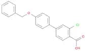4-(4-Benzyloxyphenyl)-2-chlorobenzoic acid