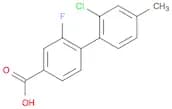 4-(2-Chloro-4-methylphenyl)-3-fluorobenzoic acid