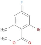 Benzoic acid, 2-bromo-4-fluoro-6-methyl-, methyl ester
