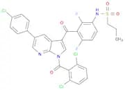 1-Propanesulfonamide, N-[3-[[5-(4-chlorophenyl)-1-(2,6-dichlorobenzoyl)-1H-pyrrolo[2,3-b]pyridin-3…