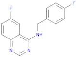 4-Quinazolinamine, 6-fluoro-N-[(4-fluorophenyl)methyl]-