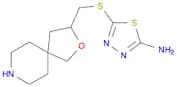 1,3,4-Thiadiazol-2-amine, 5-[(2-oxa-8-azaspiro[4.5]dec-3-ylmethyl)thio]-