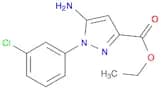 Ethyl 5-amino-1-(3-chlorophenyl)-1H-pyrazole-3-carboxylate
