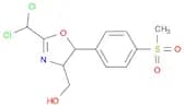4-Oxazolemethanol, 2-(dichloromethyl)-4,5-dihydro-5-[4-(methylsulfonyl)phenyl]-
