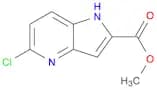 1H-​Pyrrolo[3,​2-​b]​pyridine-​2-​carboxylic acid, 5-​chloro-​, methyl ester