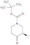 1-Piperidinecarboxylic acid, 3-fluoro-4-oxo-, 1,1-dimethylethyl ester, (3R)-