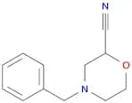 2-Morpholinecarbonitrile, 4-(phenylmethyl)-