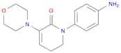 2(1H)-Pyridinone, 1-(4-aminophenyl)-5,6-dihydro-3-(4-morpholinyl)-