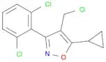Isoxazole, 4-(chloromethyl)-5-cyclopropyl-3-(2,6-dichlorophenyl)-