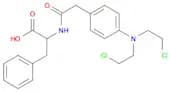 Phenylalanine, N-[2-[4-[bis(2-chloroethyl)amino]phenyl]acetyl]-