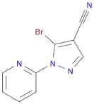5-Bromo-1-(pyridin-2-yl)-1H-pyrazole-4-carbonitrile
