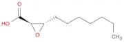 2-Oxiranecarboxylic acid, 3-heptyl-, (2R,3S)-rel-