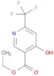 3-Pyridinecarboxylic acid, 4-hydroxy-6-(trifluoromethyl)-, ethyl ester