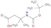 Butanoic acid, 3-[[(1,1-dimethylethoxy)carbonyl]amino]-3-methyl-