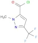 1H-Pyrazole-5-carbonyl chloride, 1-methyl-3-(trifluoromethyl)-