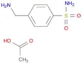Benzenesulfonamide, 4-​(aminomethyl)​-​, acetate (1:1)
