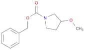 1-Pyrrolidinecarboxylic acid, 3-methoxy-, phenylmethyl ester