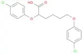 Hexanoic acid, 2,6-bis(4-chlorophenoxy)-