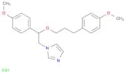 1H-Imidazole, 1-[2-(4-methoxyphenyl)-2-[3-(4-methoxyphenyl)propoxy]ethyl]-, hydrochloride (1:1)
