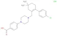 4-[4-[[2-(4-Chlorophenyl)-5,5-dimethyl-1-cyclohexenyl]methyl]-1-piperazinyl]benzoic acid, HCl