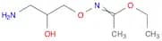 Ethanimidic acid, N-(3-amino-2-hydroxypropoxy)-, ethyl ester