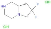 Pyrrolo[1,2-a]pyrazine, 7,7-difluorooctahydro-, hydrochloride (1:2), (8aS)-