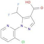 1-(3-chloropyridin-2-yl)-5-(difluoromethyl)-1H-pyrazole-4-carboxylic acid
