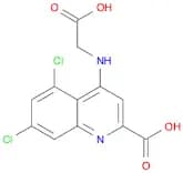 2-Quinolinecarboxylic acid, 4-[(carboxymethyl)amino]-5,7-dichloro-