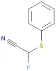 Acetonitrile, 2-fluoro-2-(phenylthio)-