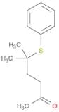 2-Hexanone, 5-methyl-5-(phenylthio)-