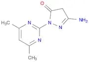 5-Amino-2-(4,6-dimethyl-2-pyrimidinyl)-2,4-dihydro-3h-pyrazol-3-one
