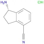 1H-Indene-4-carbonitrile, 1-amino-2,3-dihydro-, hydrochloride (1:1), (1S)-