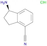 1H-Indene-4-carbonitrile, 1-amino-2,3-dihydro-, hydrochloride (1:1), (1R)-