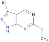 1H-Pyrazolo[3,4-d]pyrimidine, 3-bromo-6-(methylthio)-