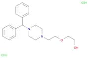 Ethanol, 2-[2-[4-(diphenylmethyl)-1-piperazinyl]ethoxy]-, hydrochloride (1:2)