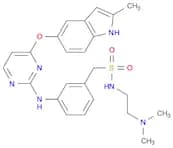 Benzenemethanesulfonamide, N-[2-(dimethylamino)ethyl]-3-[[4-[(2-methyl-1H-indol-5-yl)oxy]-2-pyrimi…