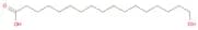 Heptadecanoic acid, 17-hydroxy-