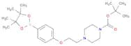 tert-Butyl 4-(2-[4-(4,4,5,5-tetramethyl[1,3,2]dioxaborolan-2-yl)phenoxy]ethyl)piperazine-1-carboxy…