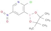 2-Chloro-5-nitro-3-(4,4,5,5-tetramethyl-1,3,2-dioxaborolan-2-yl)pyridine