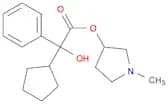 Benzeneacetic acid, α-cyclopentyl-α-hydroxy-, 1-methyl-3-pyrrolidinyl ester