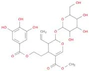 2H-Pyran-5-carboxylic acid, 3-ethenyl-2-(β-D-glucopyranosyloxy)-3,4-dihydro-4-[2-[(3,4,5-trihydrox…