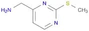 4-Pyrimidinemethanamine, 2-(methylthio)-