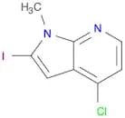 1H-Pyrrolo[2,3-b]pyridine, 4-chloro-2-iodo-1-methyl-