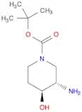 1-Piperidinecarboxylic acid, 3-amino-4-hydroxy-, 1,1-dimethylethyl ester, (3S,4S)-
