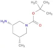 1-Piperidinecarboxylic acid, 3-amino-5-methyl-, 1,1-dimethylethyl ester, (3S,5R)-