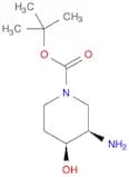 1-Piperidinecarboxylic acid, 3-amino-4-hydroxy-, 1,1-dimethylethyl ester, (3r,4s)-