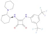 3-Cyclobutene-1,2-dione, 3-[[3,5-bis(trifluoromethyl)phenyl]amino]-4-[[(1S,2S)-2-(1-piperidinyl)cy…