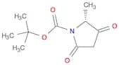 1-Pyrrolidinecarboxylic acid, 2-methyl-3,5-dioxo-, 1,1-dimethylethyl ester, (2R)-