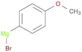 Magnesium, bromo(4-methoxyphenyl)-